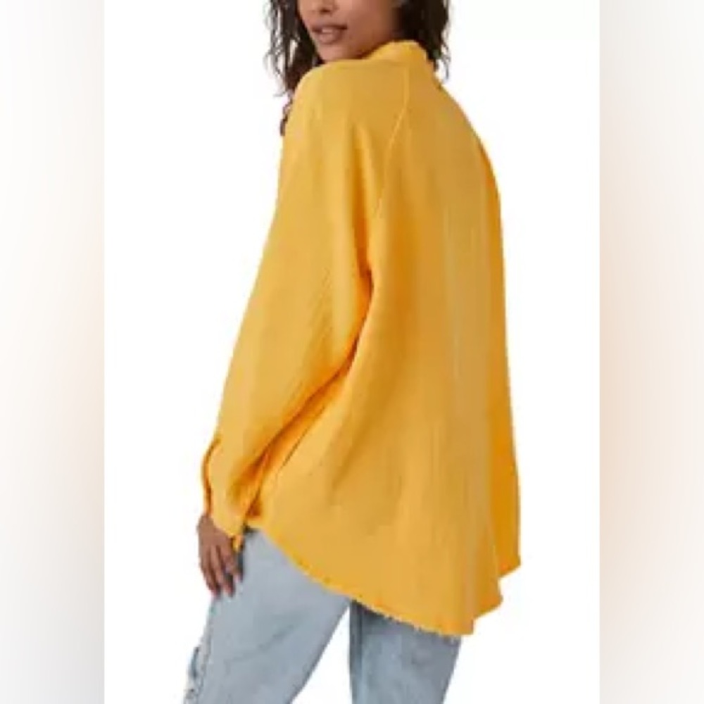 We the free Free People Summer Daydream Button Down XS- Bird of Paradise